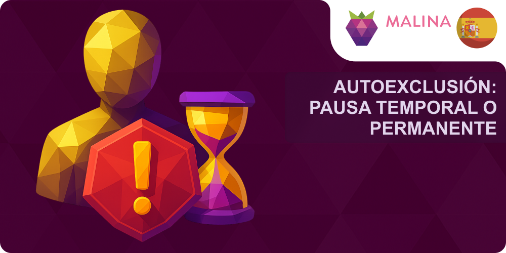 Autoexclusión disponible Malina Casino