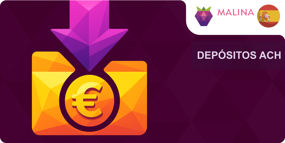 Depositar por ACH Malina Casino
