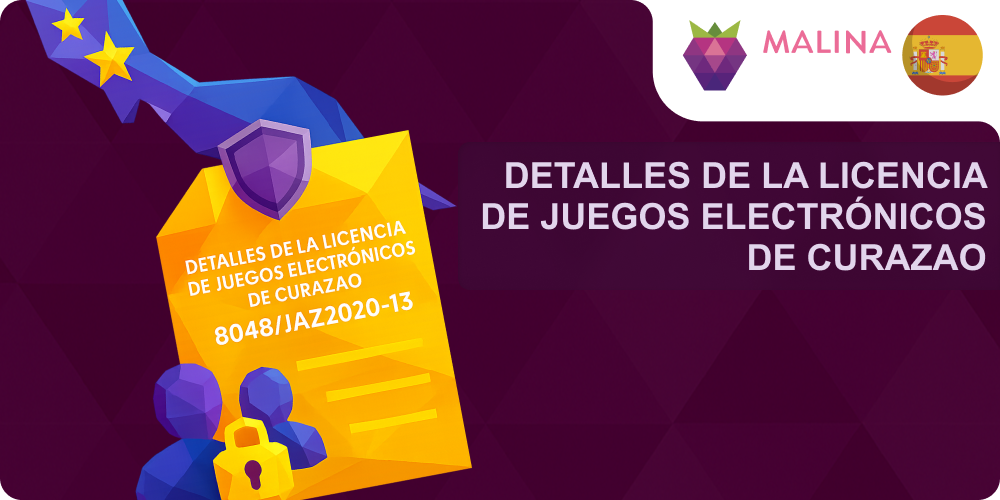 Detalles de licencia Malina Casino