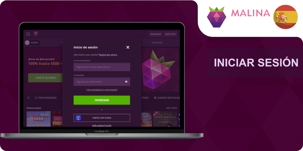 Acceder a Malina Casino cuenta
