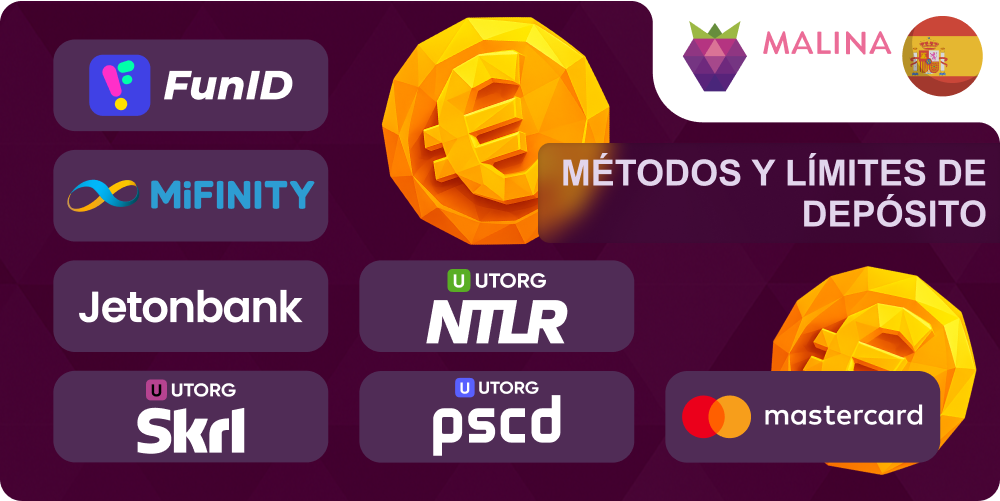 Depósitos y límites en Malina Casino