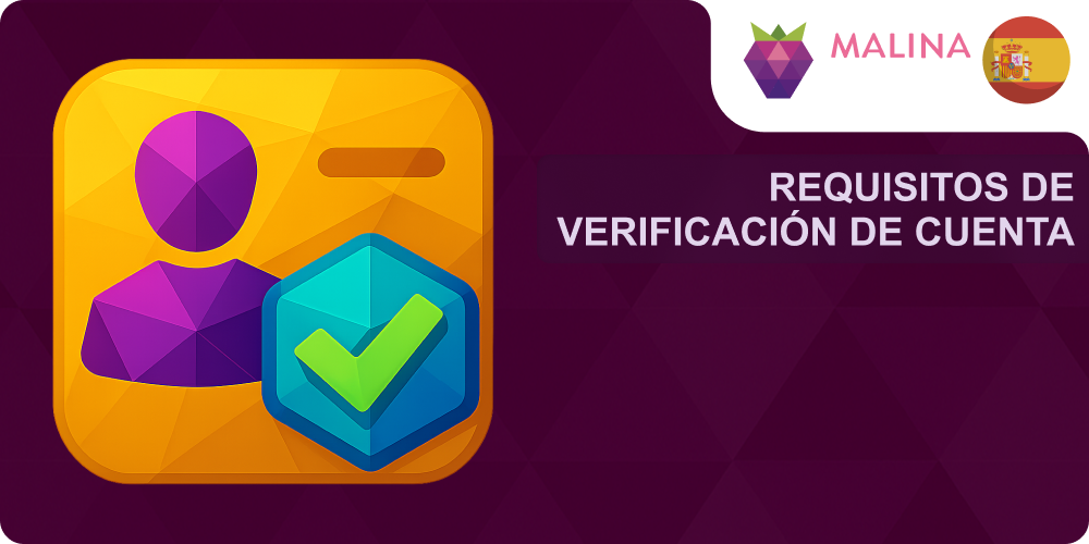 Verificación de cuenta Malina Casino