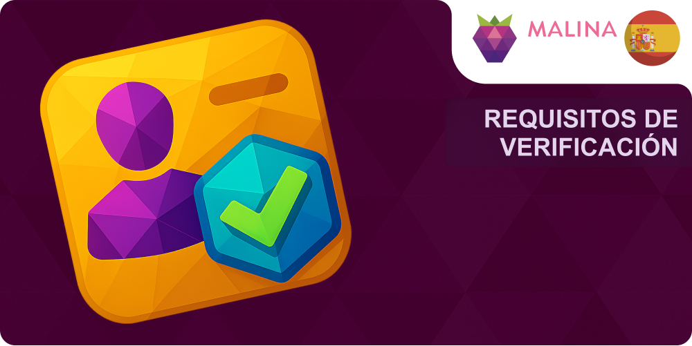 Verificación de cuenta Malina Casino