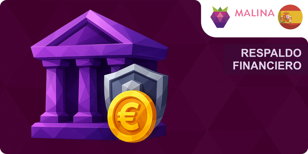 Respaldo financiero Malina Casino seguro