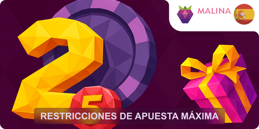 Límites apuesta Malina Casino bono