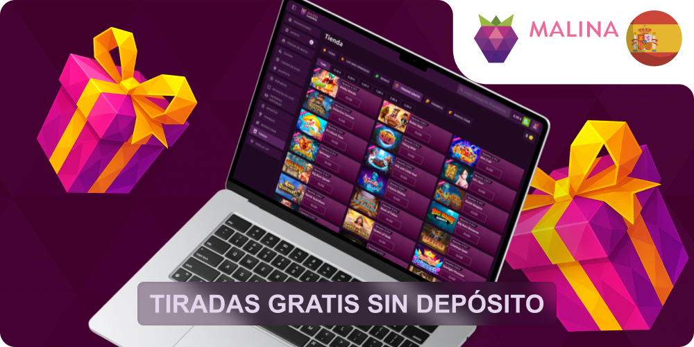 Giros sin depósito Malina Casino