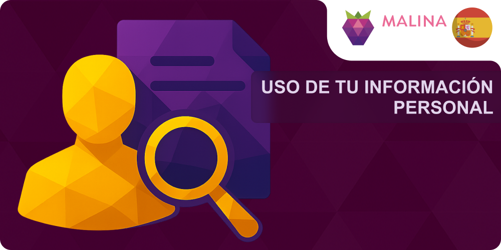 Uso de datos Malina Casino